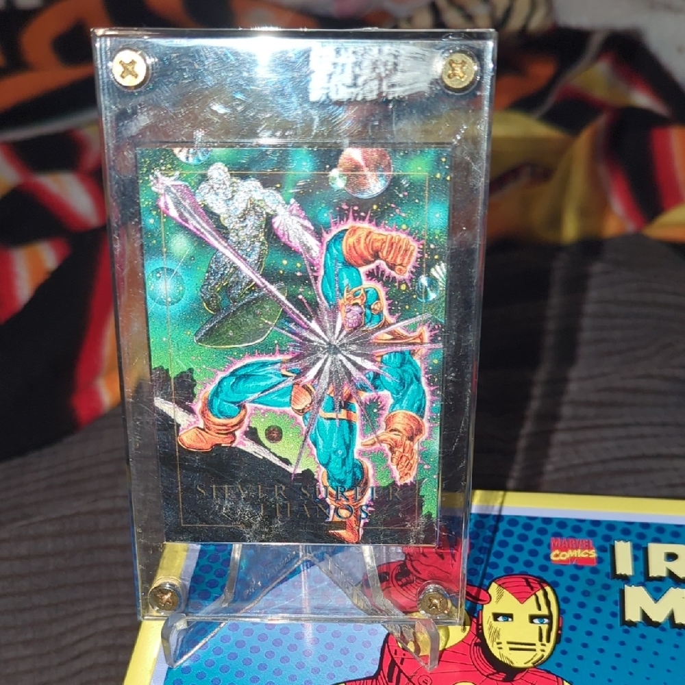 1992 Marvel Masterpieces Silver Surfer Vs. Thanos Battle Spectra #2D Vintage